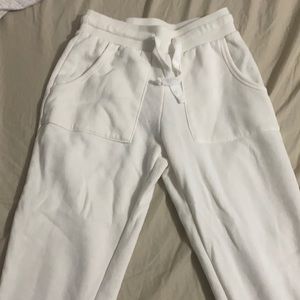 XS White Joggers